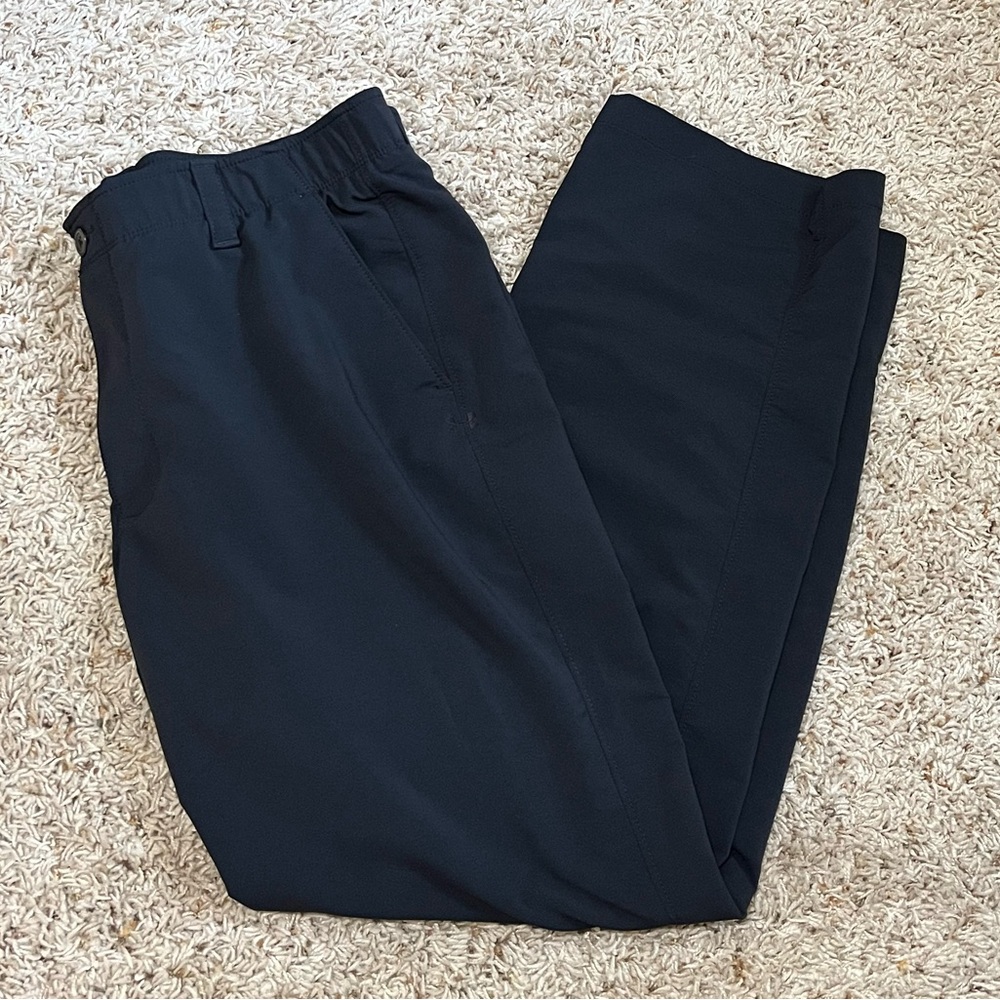 Under Armour Black Men's Loose Fit 36x30 Golf Pants Trousers